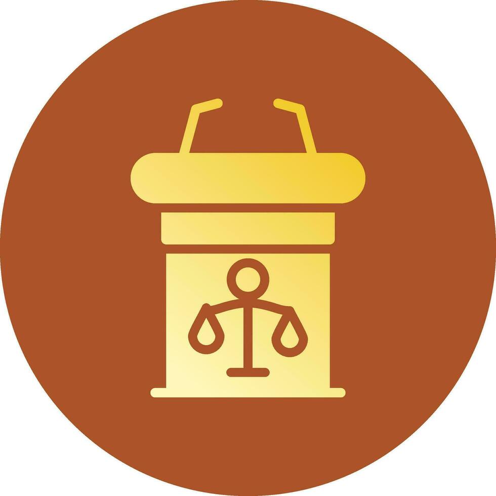 Tribune Creative Icon Design vector