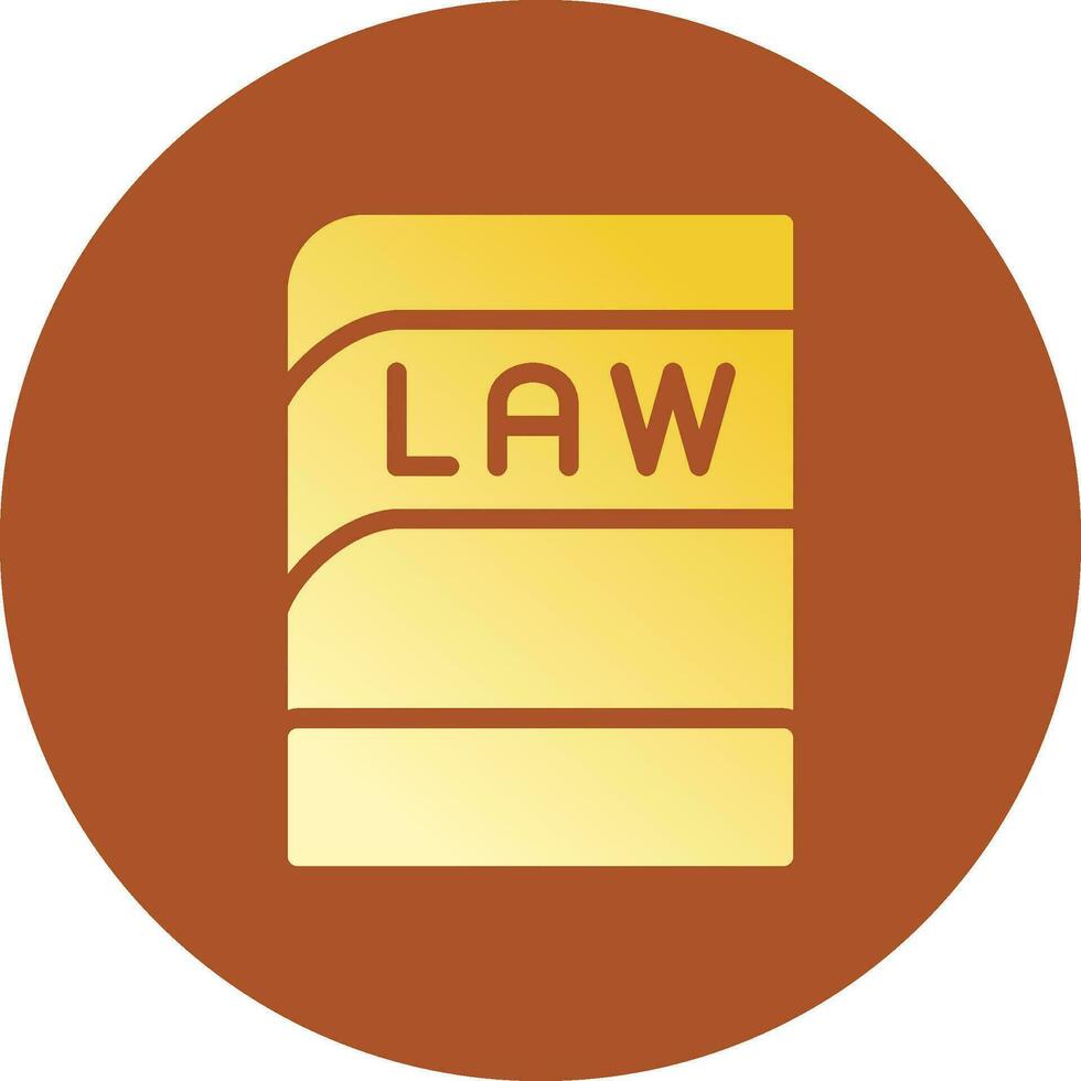 Law Book Creative Icon Design vector