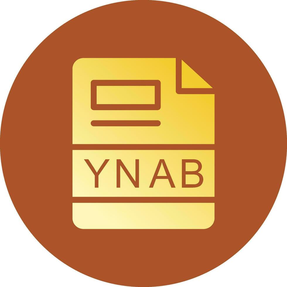 ynab creativo icono diseño vector