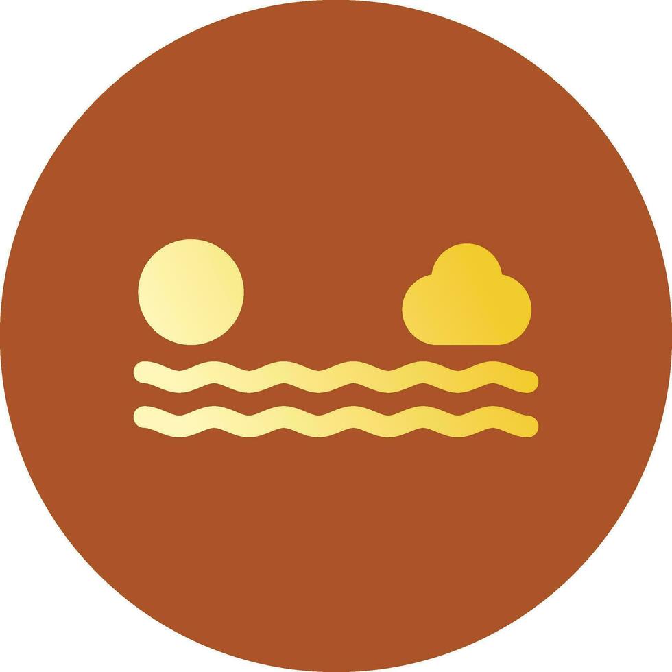 diseño de icono creativo de mar vector