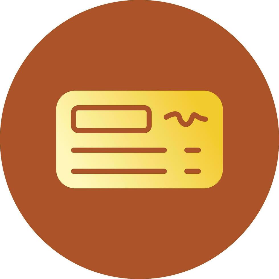 Money Check Creative Icon Design vector