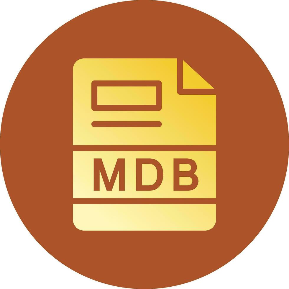 MDB Creative Icon Design vector