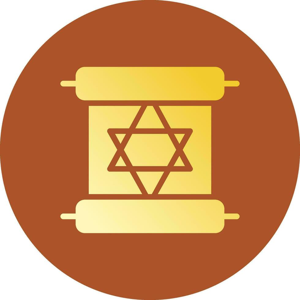 Scroll torah Creative Icon Design vector
