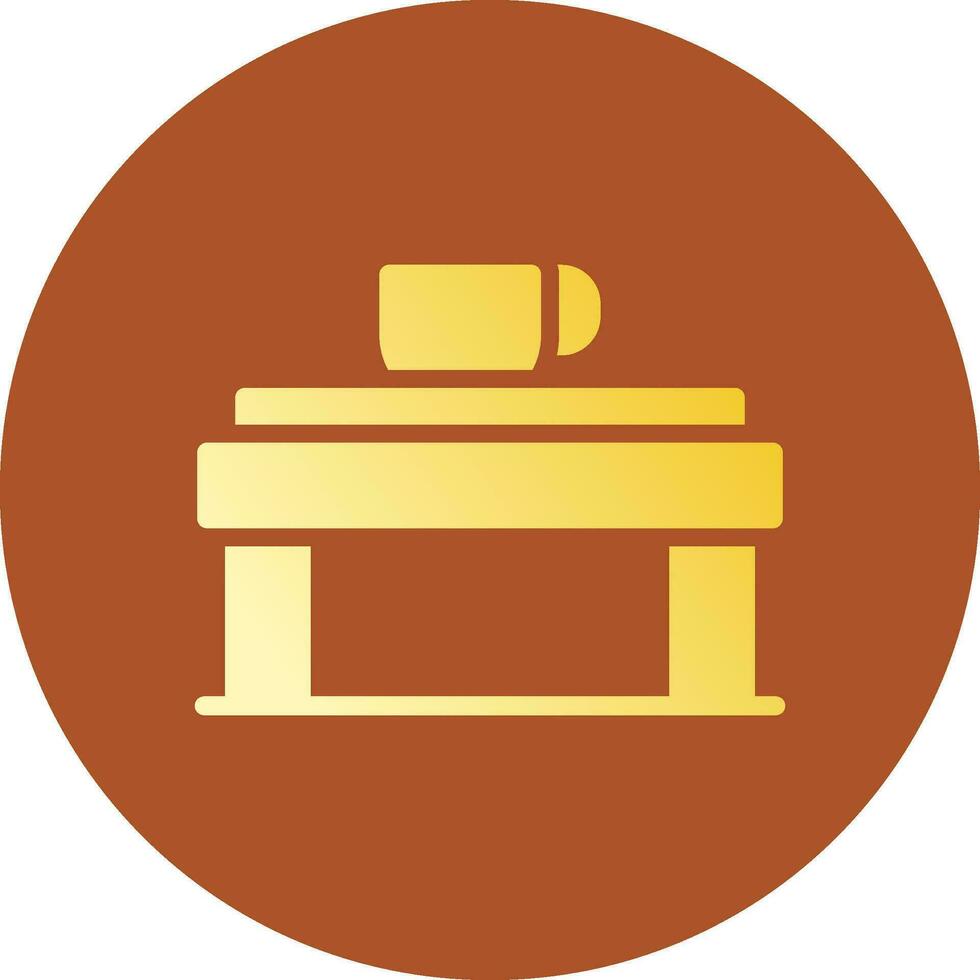 Coffee Table Creative Icon Design vector