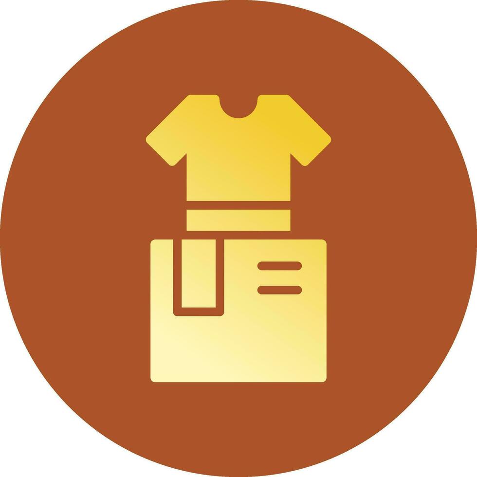 Clothes Box Creative Icon Design vector