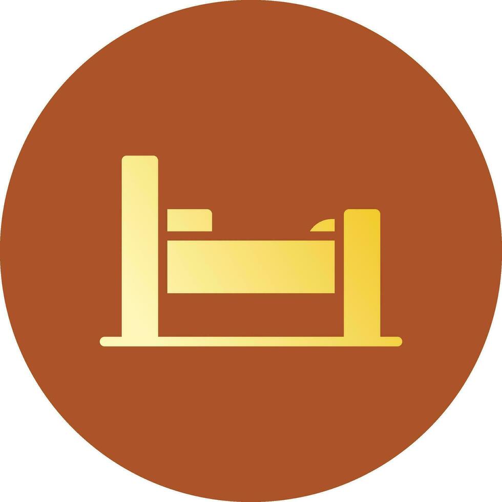 Bed Creative Icon Design vector