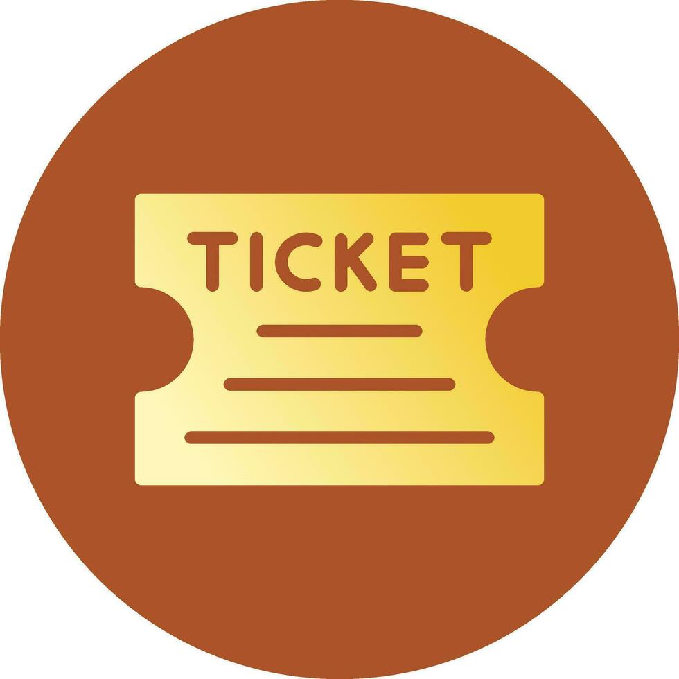 Ticket Creative Icon Design vector