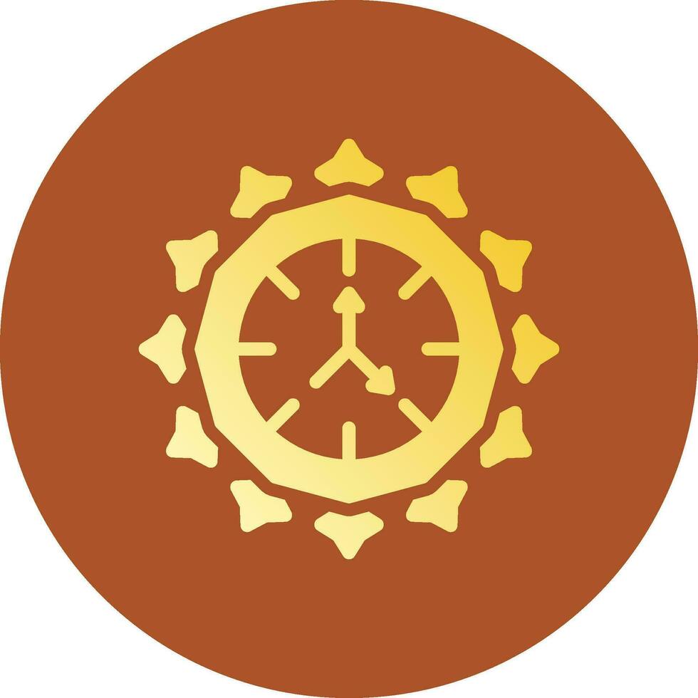 Glyph Gradient Circle Design vector