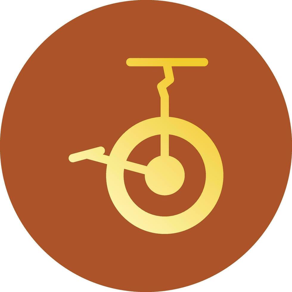 Circus Bike Creative Icon Design vector