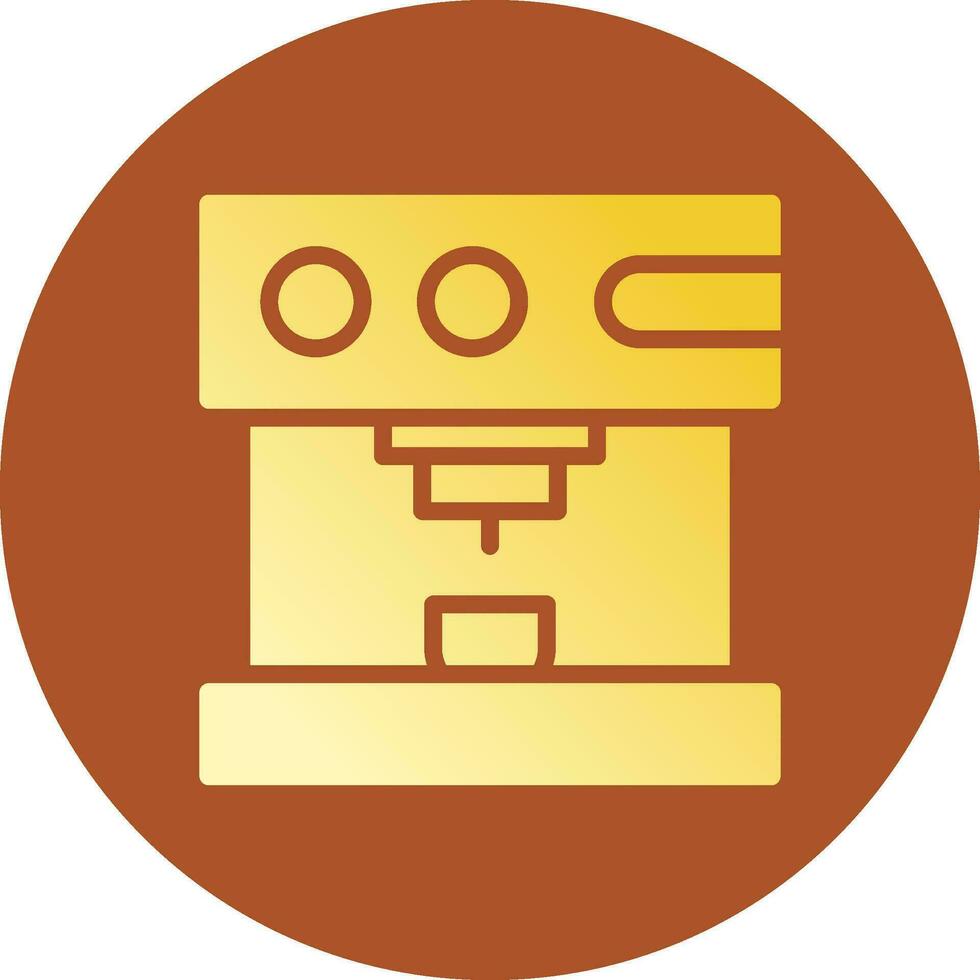 Coffee Machine Creative Icon Design vector