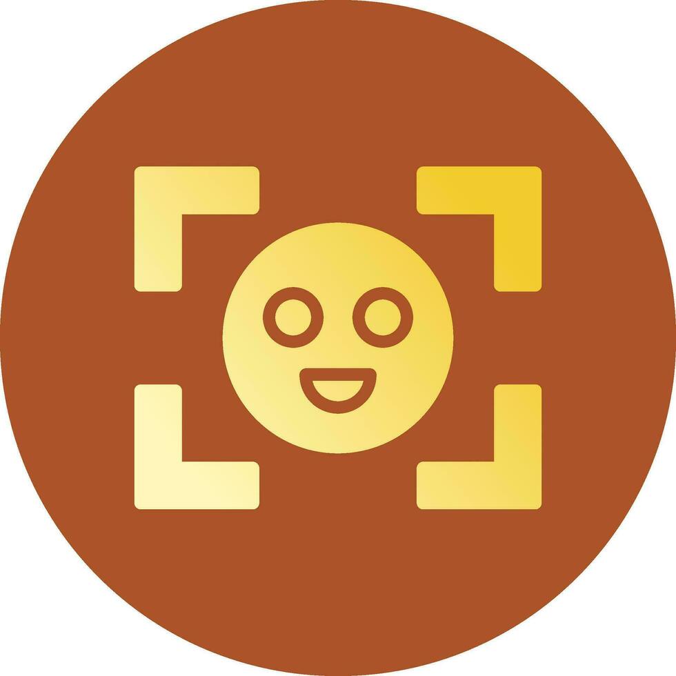 Face Detection Creative Icon Design vector