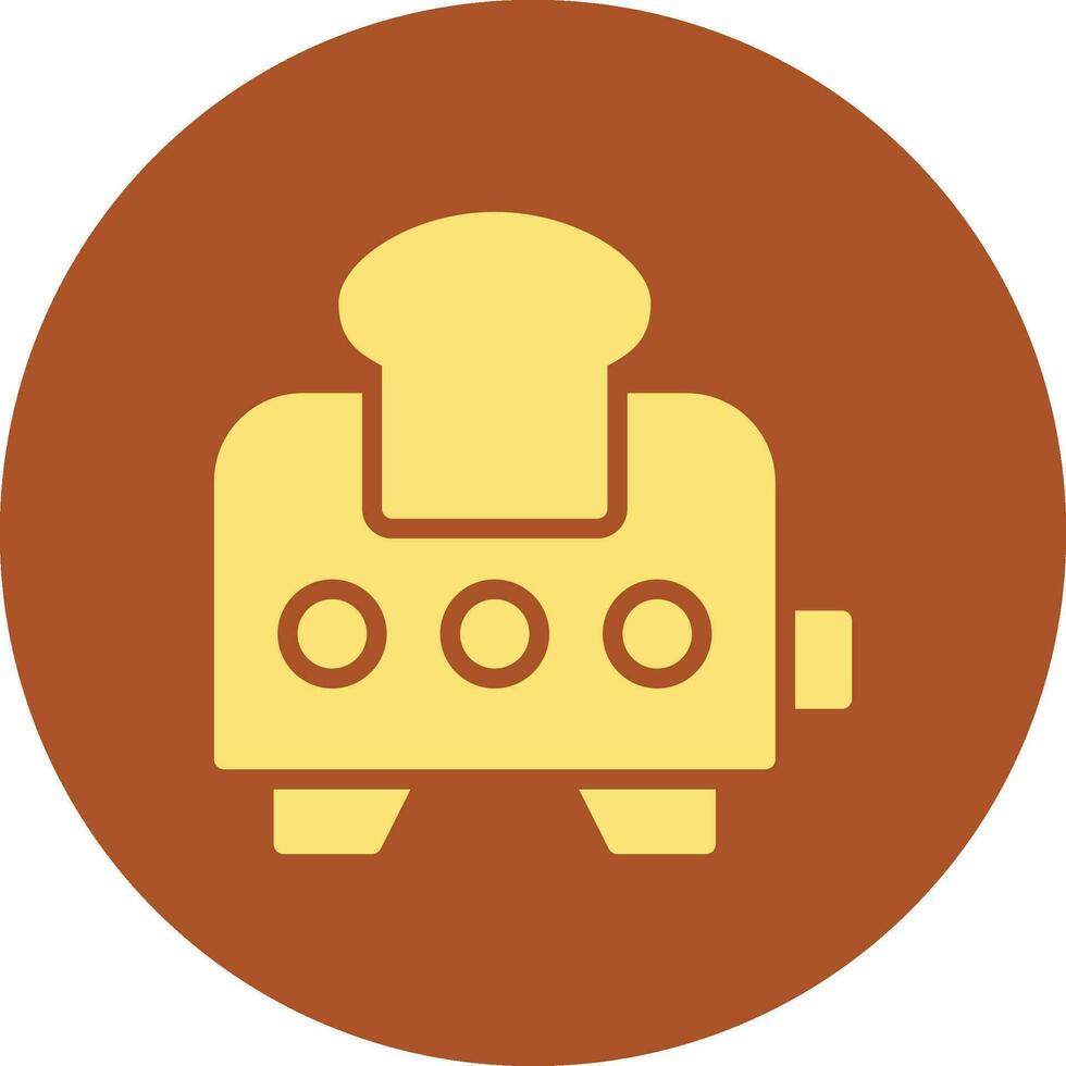 Toaster Creative Icon Design vector