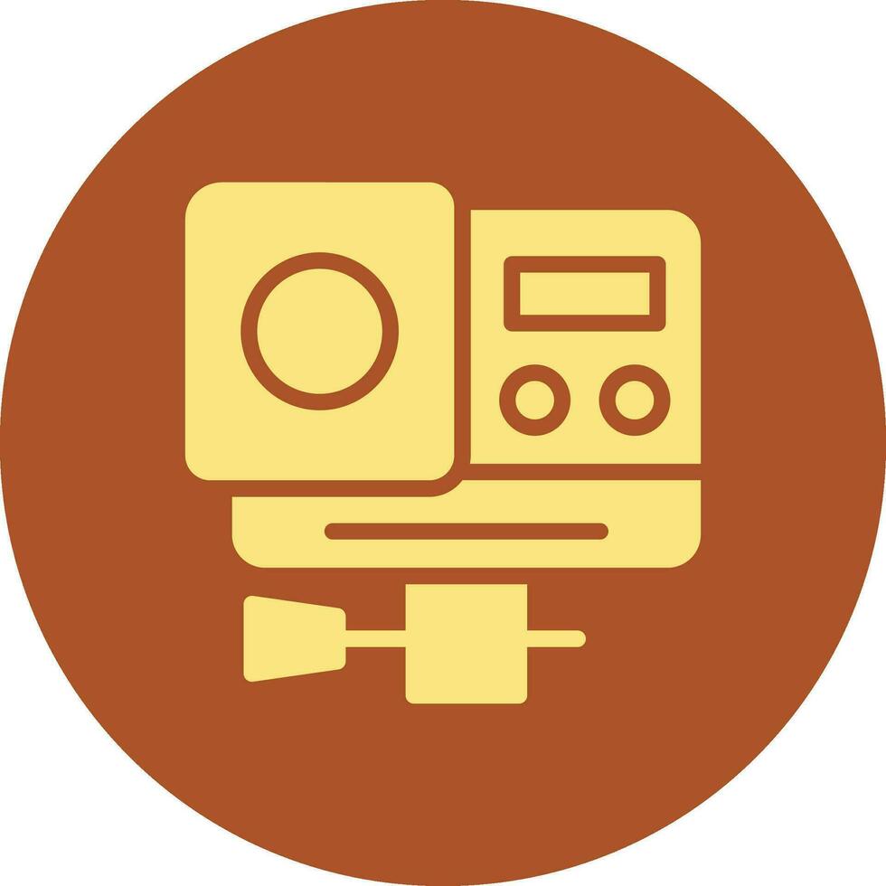 Action Camera Creative Icon Design vector