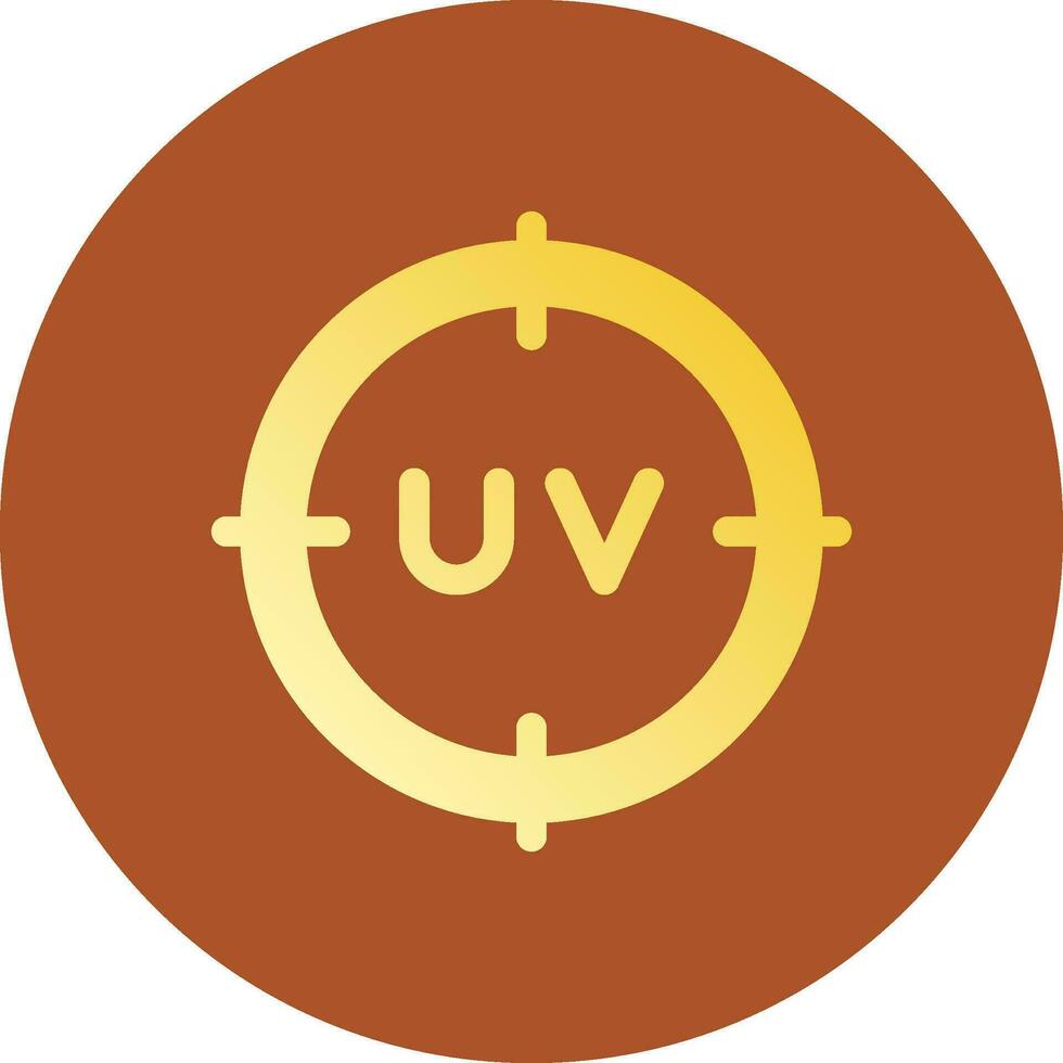 diseño de icono creativo uv vector