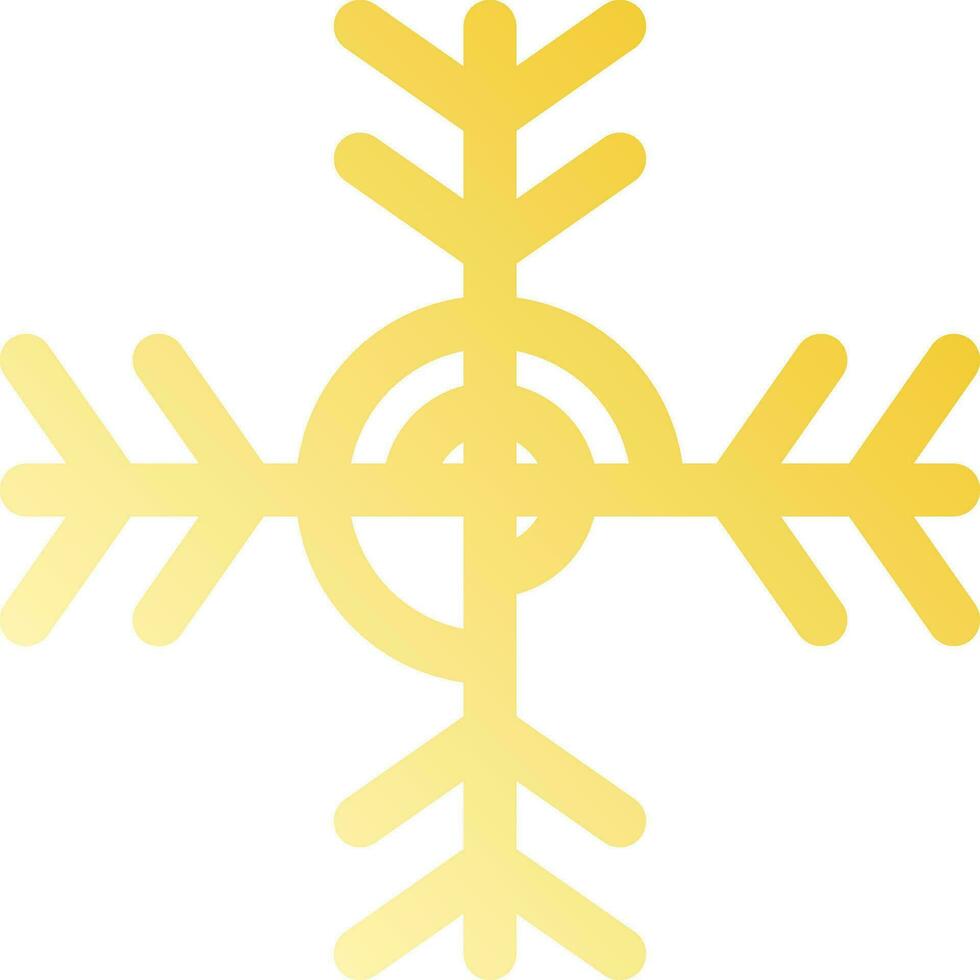 diseño de icono creativo de copo de nieve vector