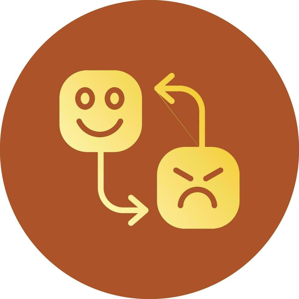 Mood Swing Creative Icon Design vector