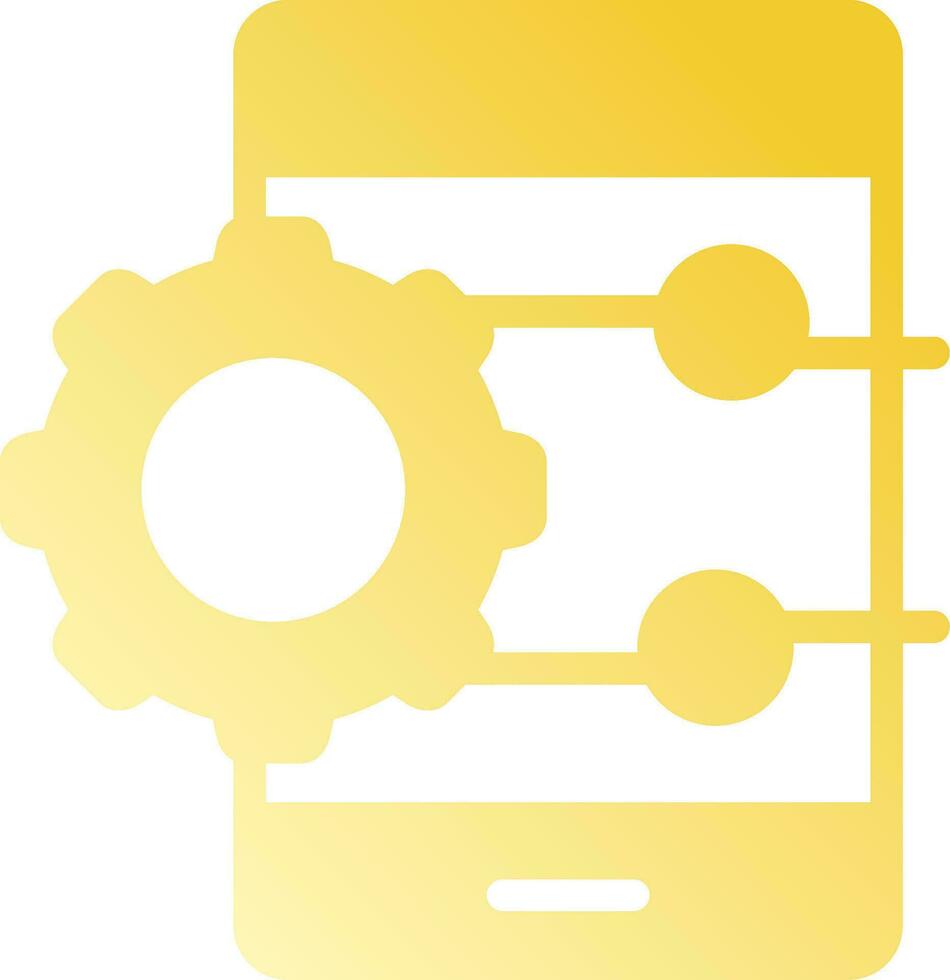 Project Management App Creative Icon Design vector