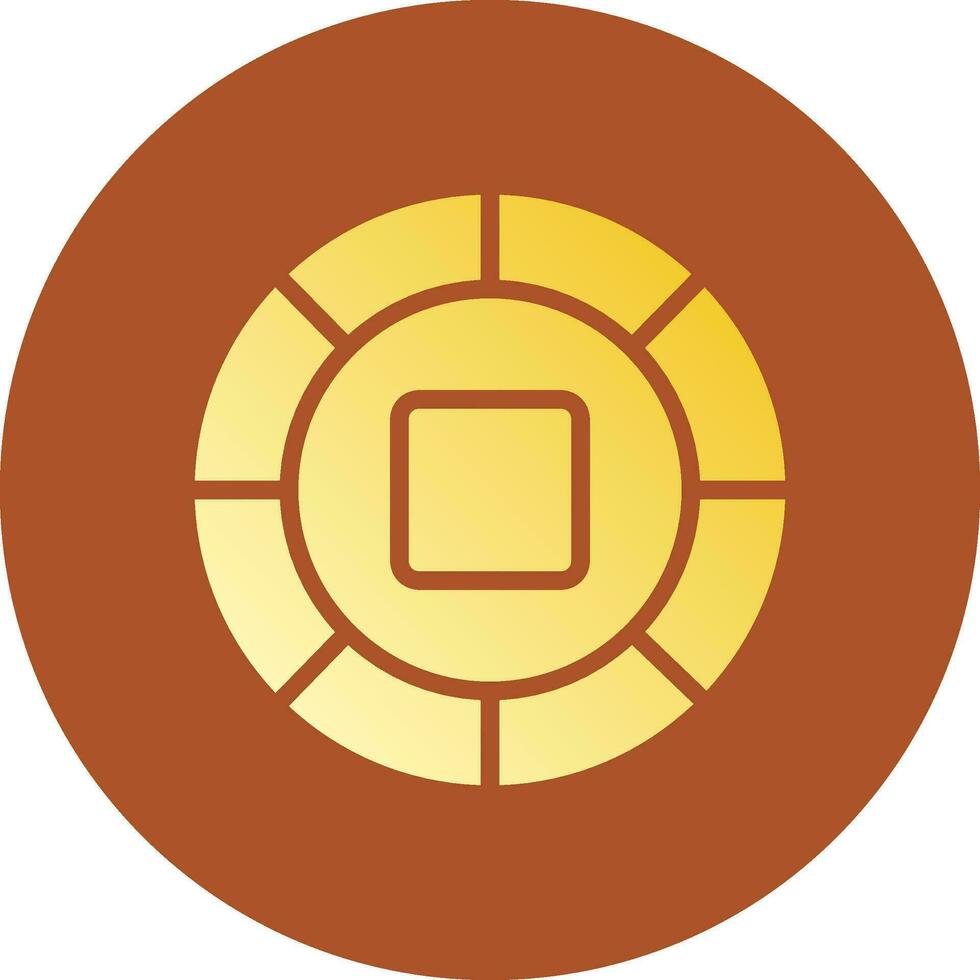 Coin Creative Icon Design vector