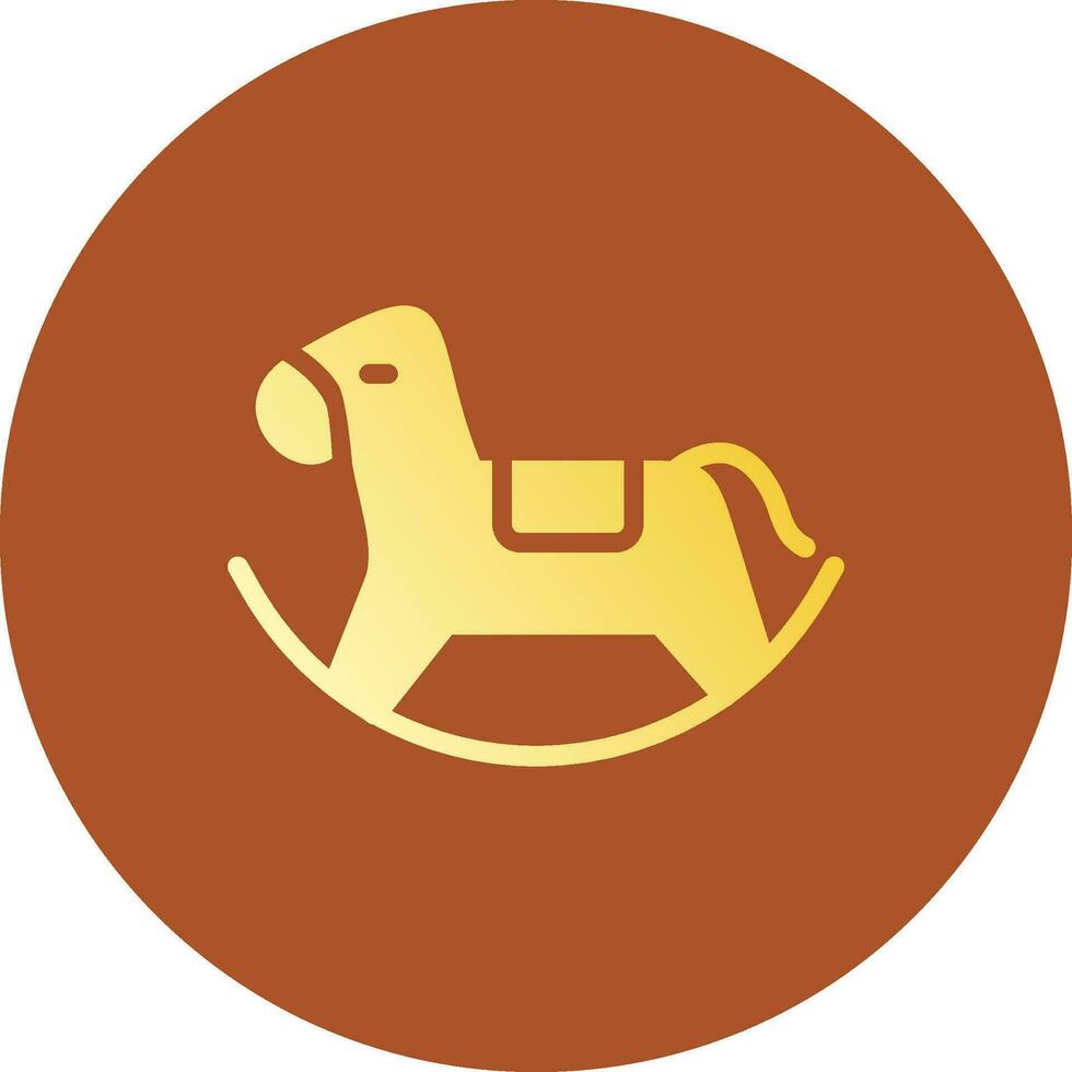 Toy Horse Creative Icon Design vector