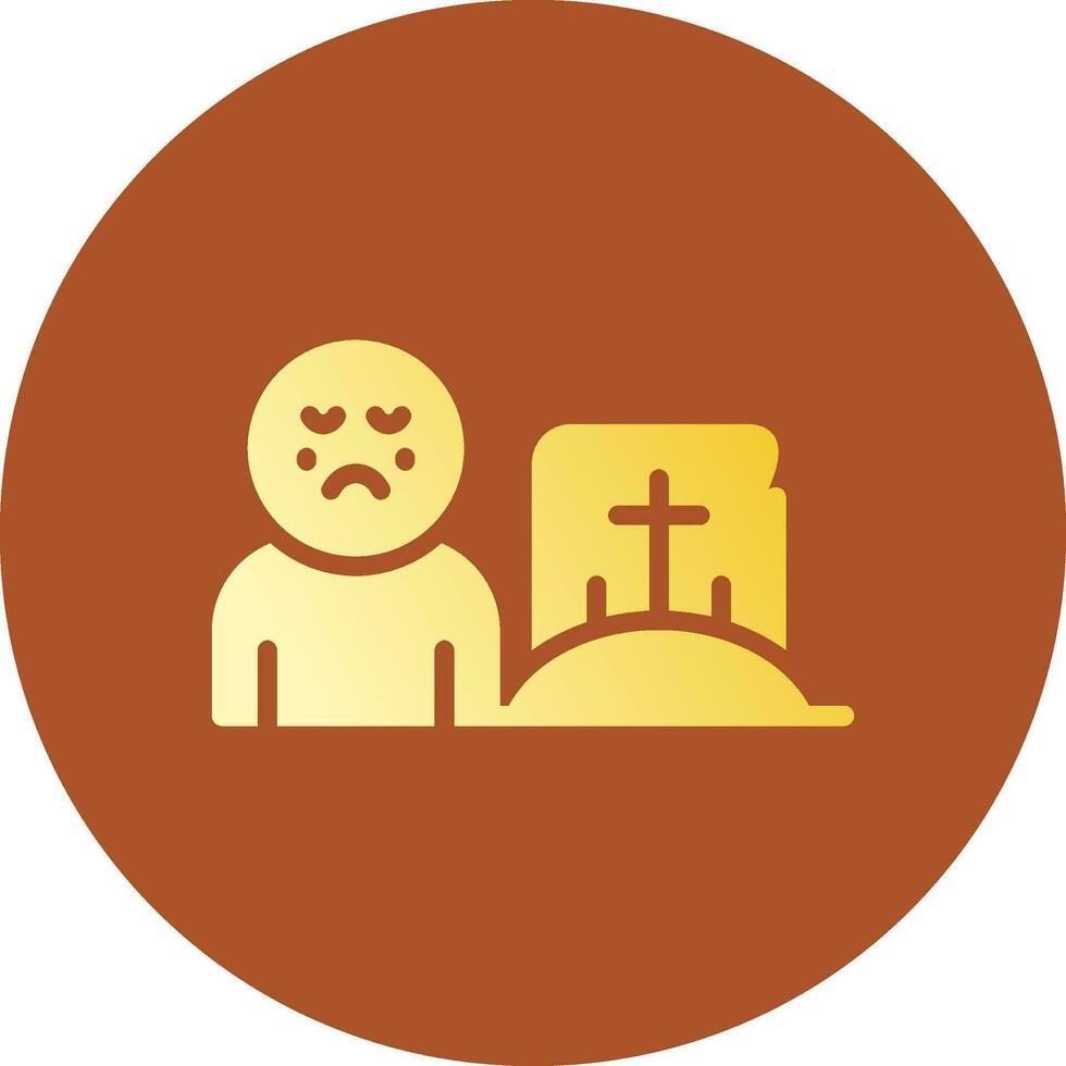 Grave Creative Icon Design vector