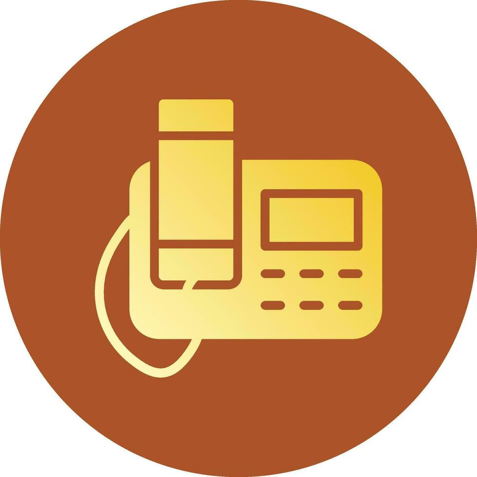 Telephone Creative Icon Design vector