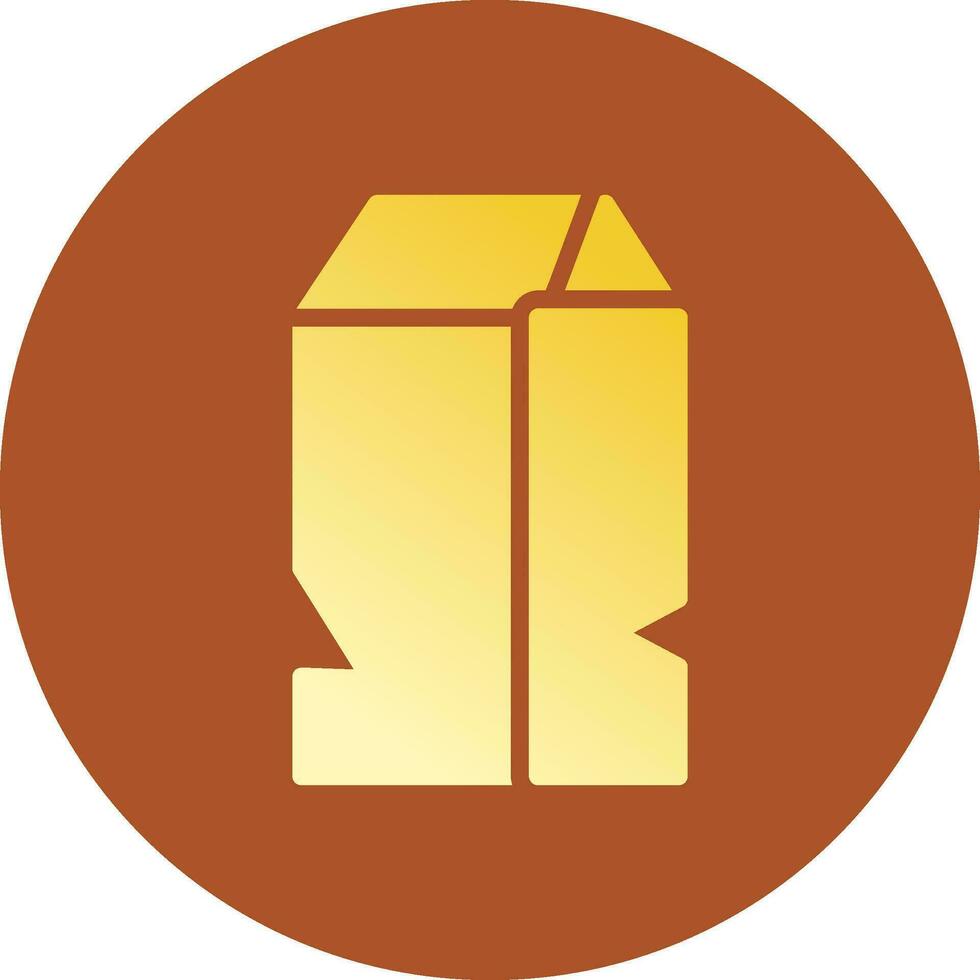 Milk Carton Creative Icon Design vector