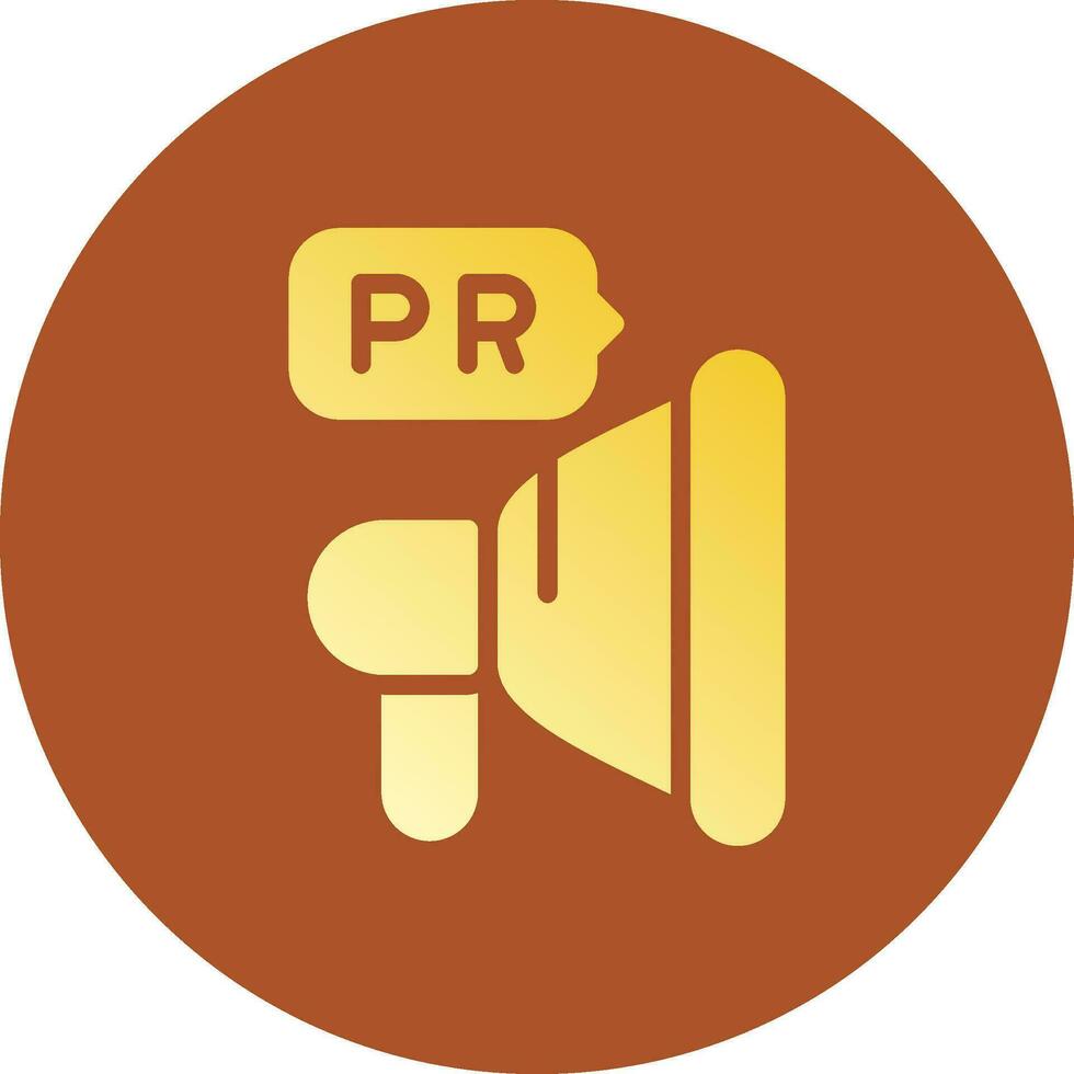 Public Relations Creative Icon Design vector