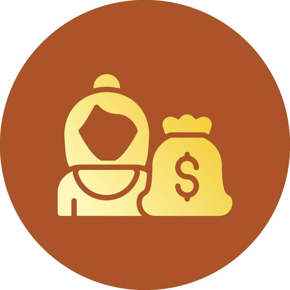 Investor Creative Icon Design vector