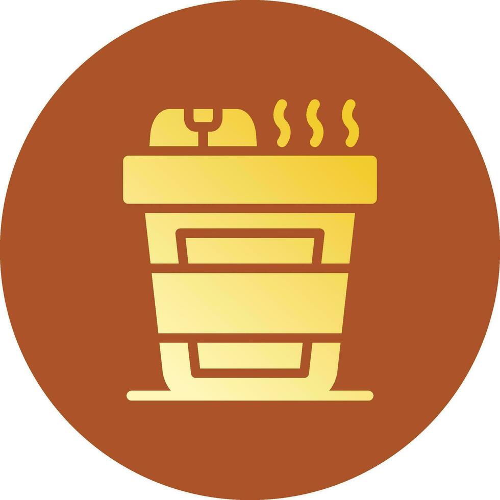 Hot Drink Creative Icon Design vector