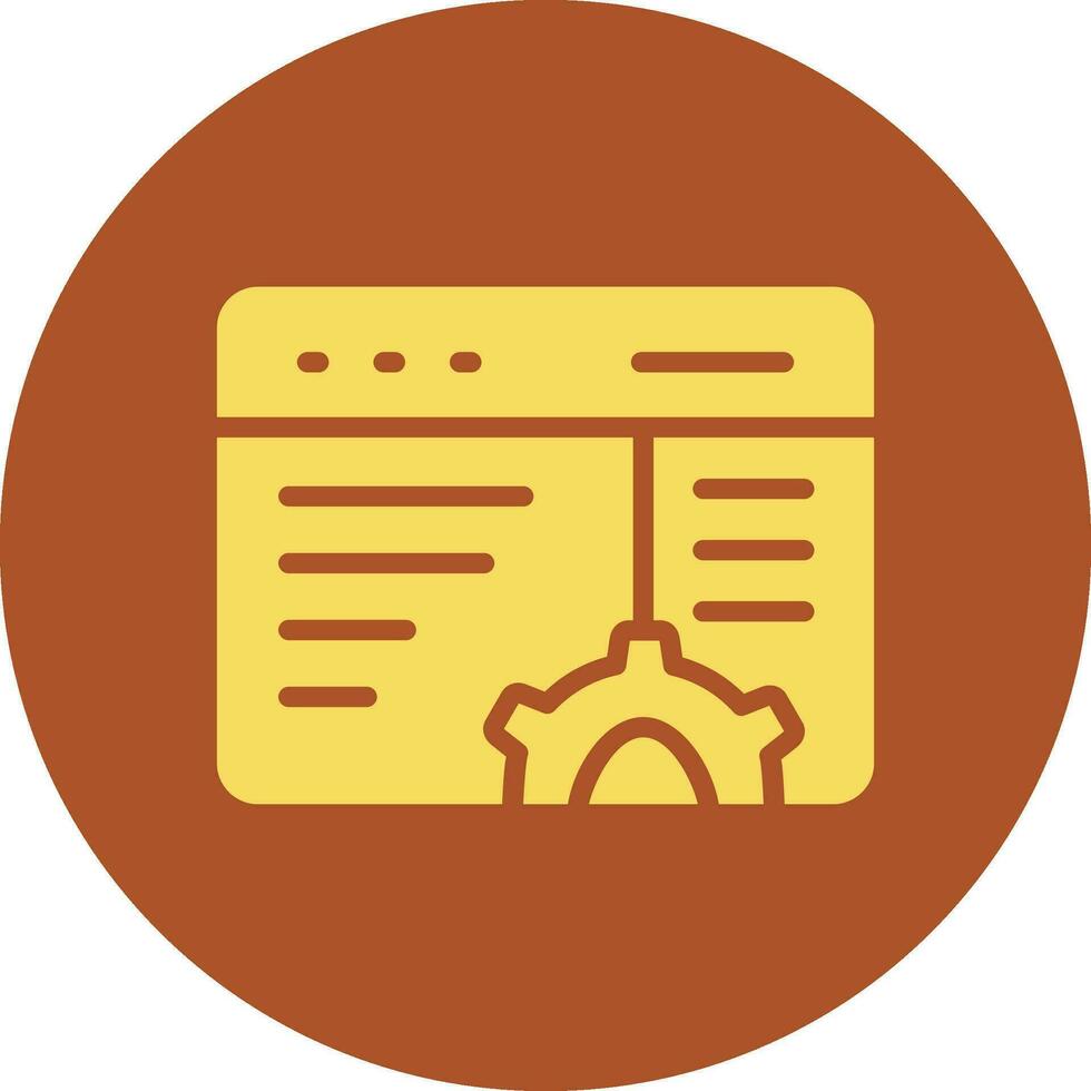 Browser Creative Icon Design vector