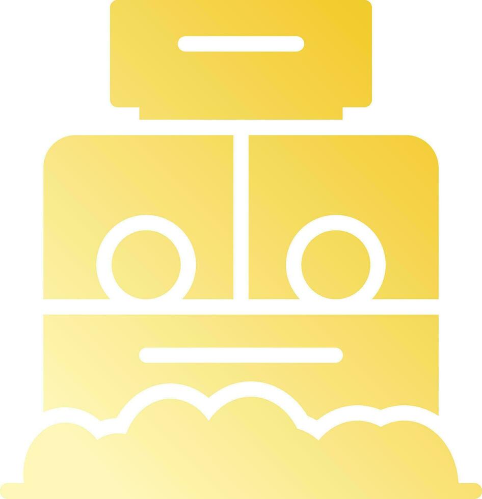 Ticket Box Creative Icon Design vector