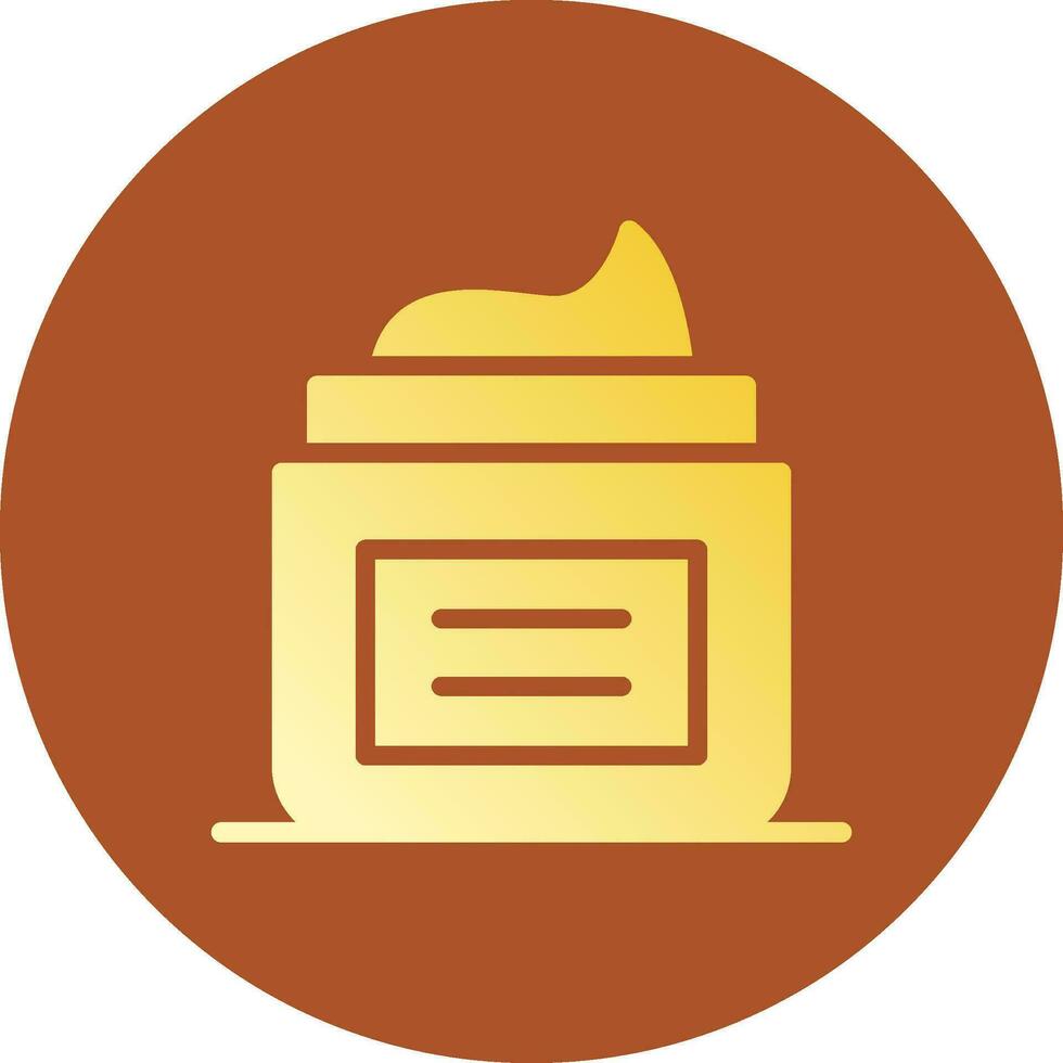 Glyph Gradient Circle Design vector