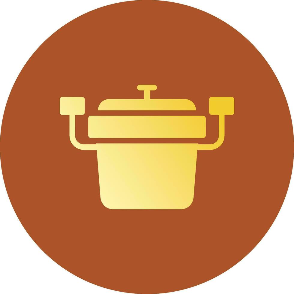 Pot Creative Icon Design vector