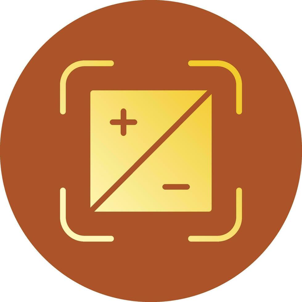Exposure Creative Icon Design vector