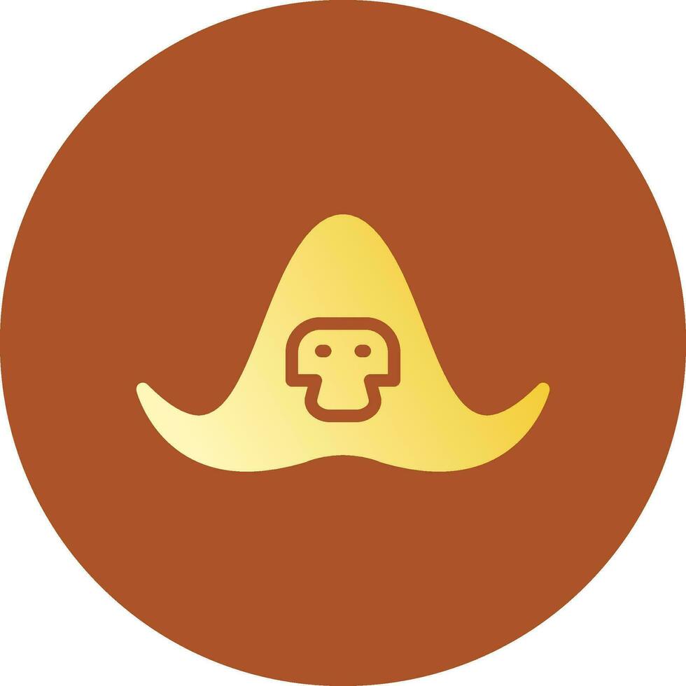 diseño de icono creativo de sombrero vector