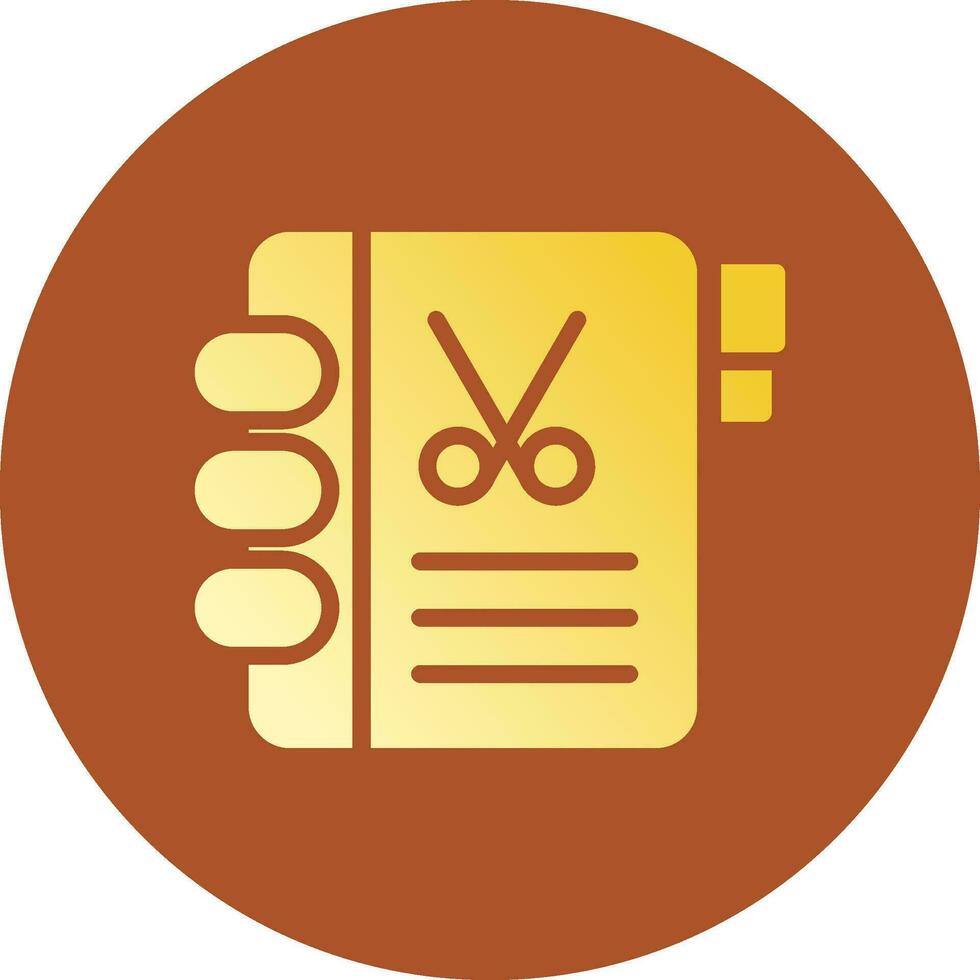 Agenda Creative Icon Design vector