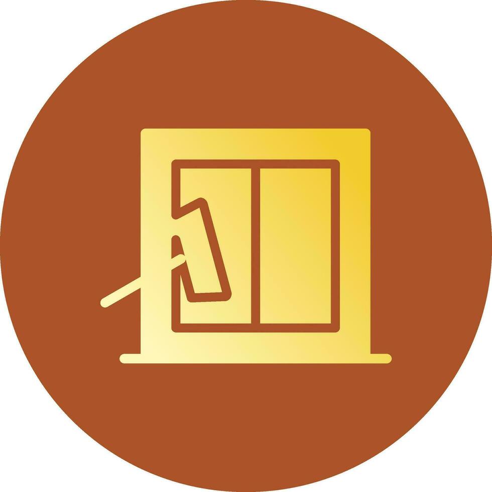Glass Cleaning Creative Icon Design vector