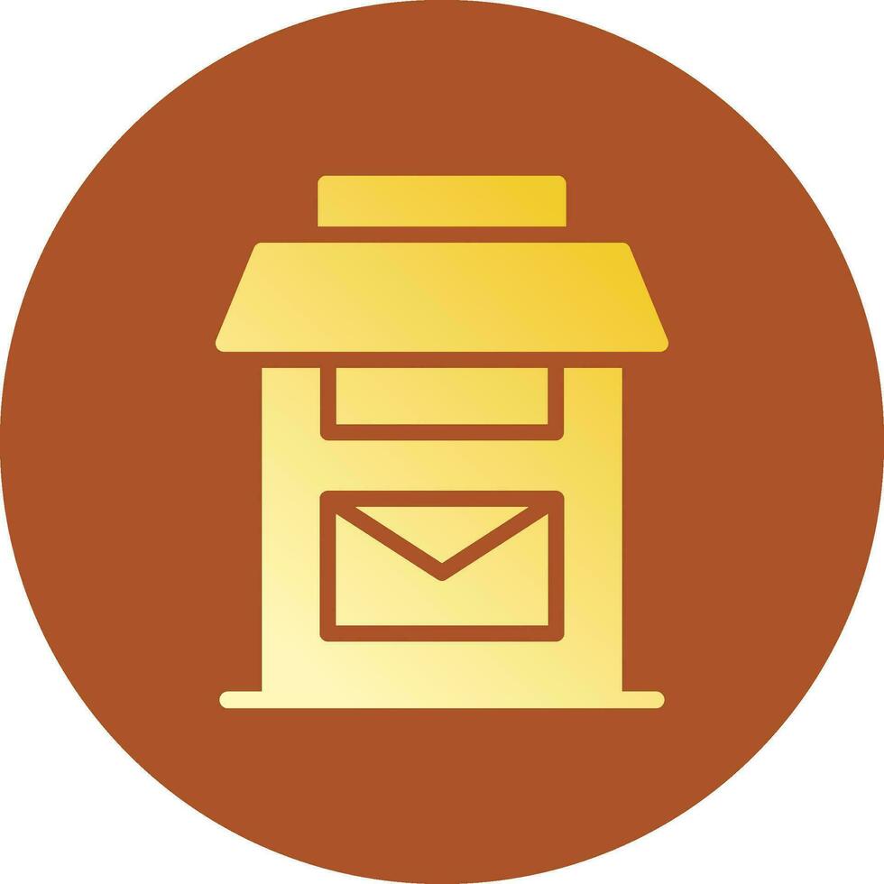 Postbox Creative Icon Design vector