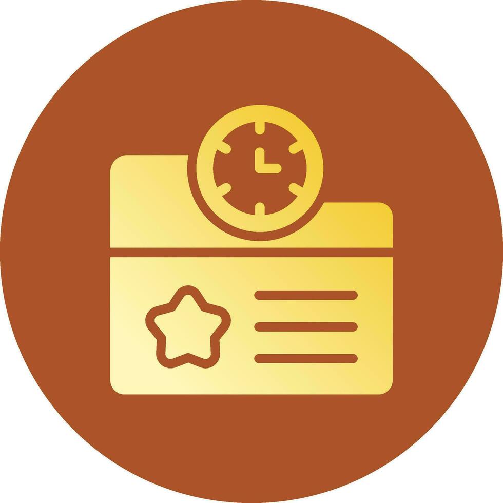 Project Deadline Creative Icon Design vector