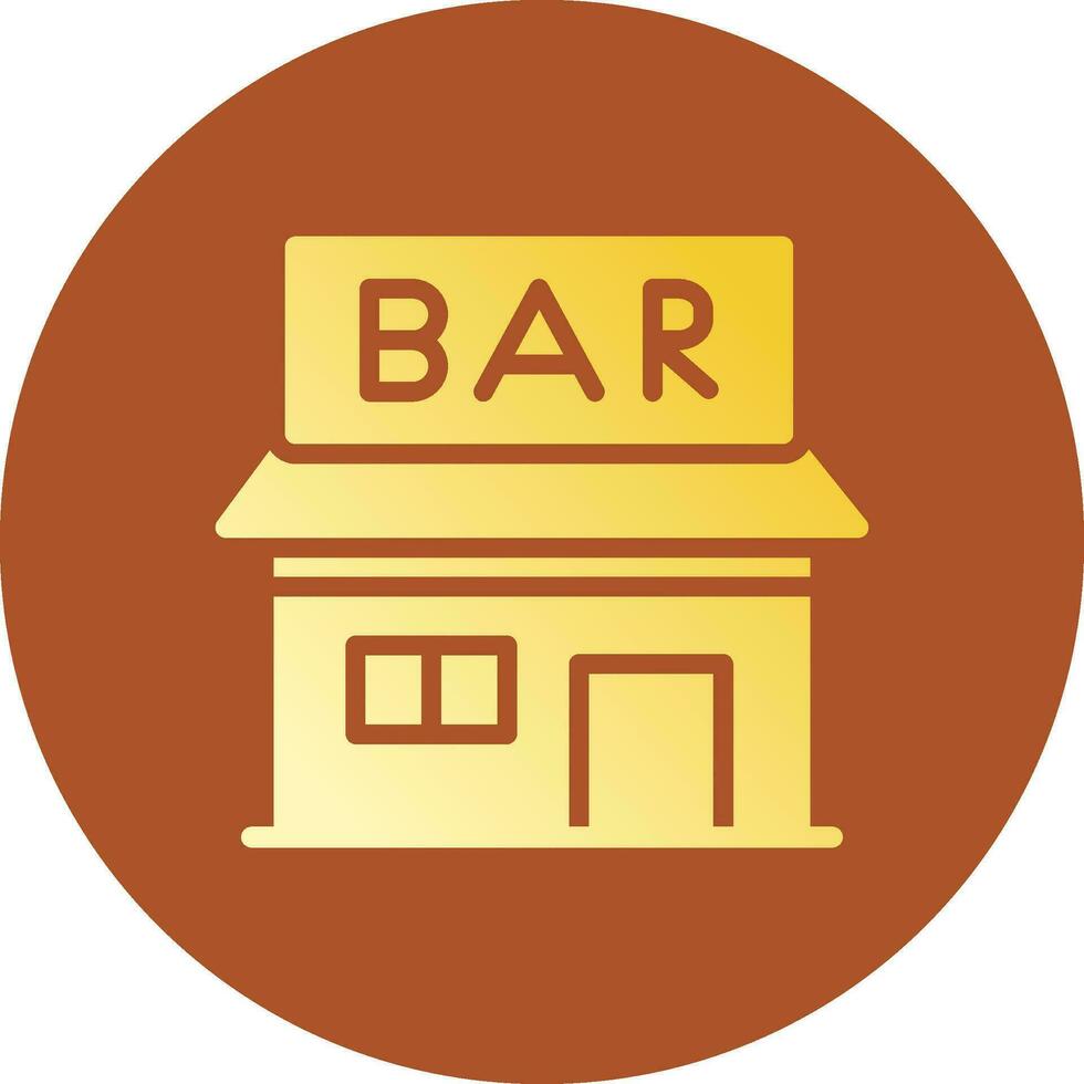 Bar Creative Icon Design vector