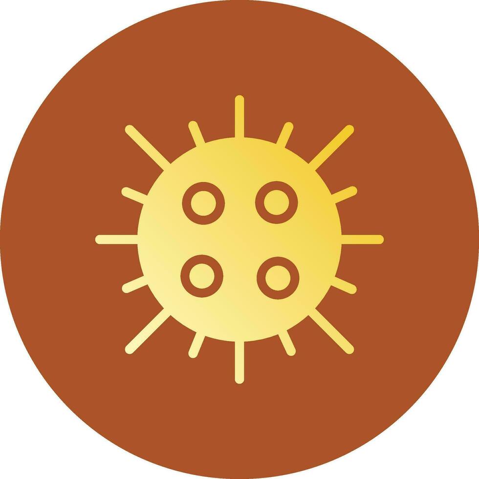 Glyph Gradient Circle Design vector
