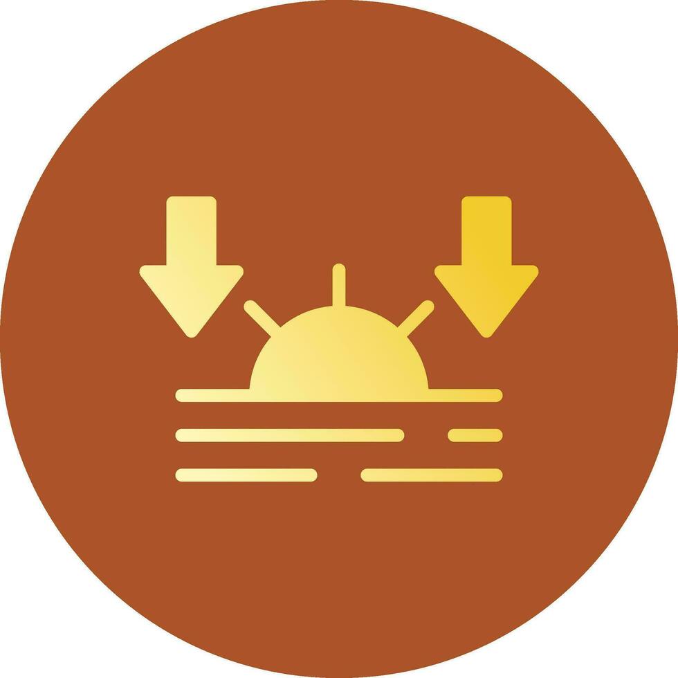 Sunset Creative Icon Design vector