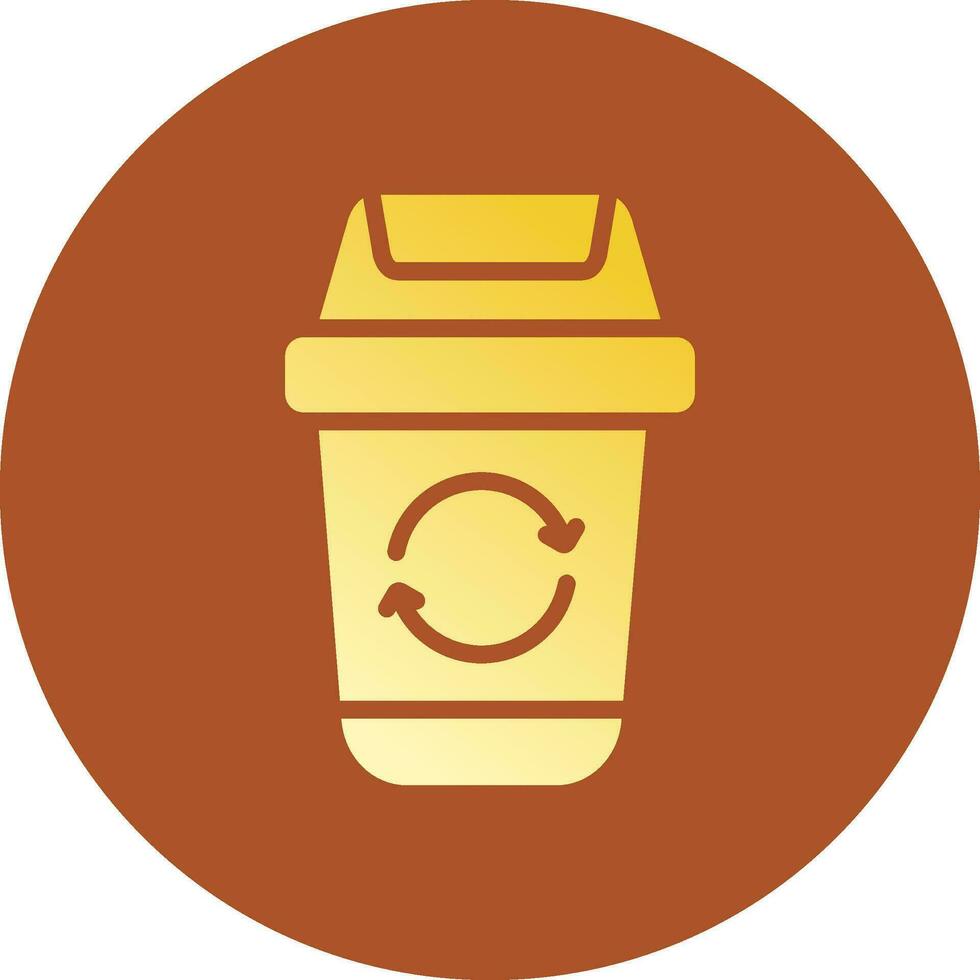 Trash Recycle Creative Icon Design vector