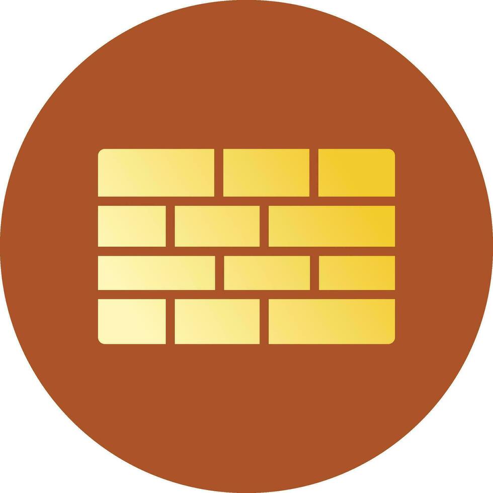Brick Wall Creative Icon Design vector