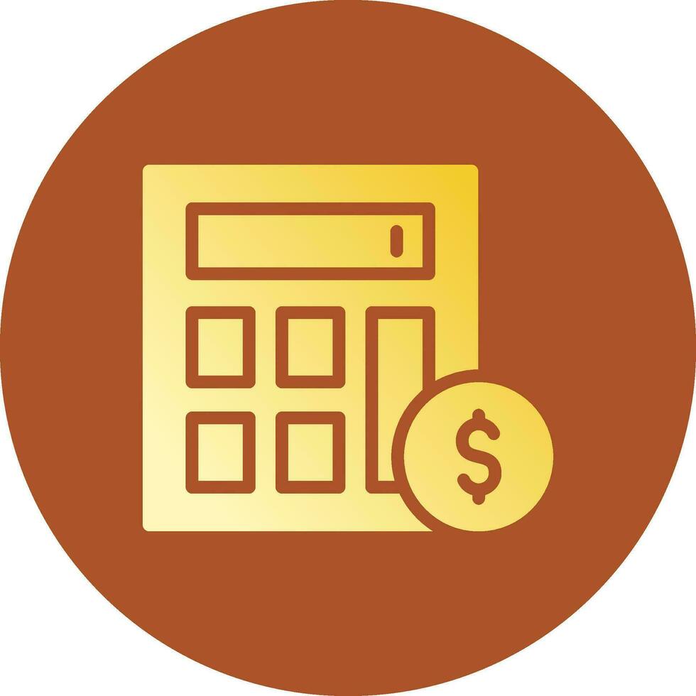 Accountant Creative Icon Design vector