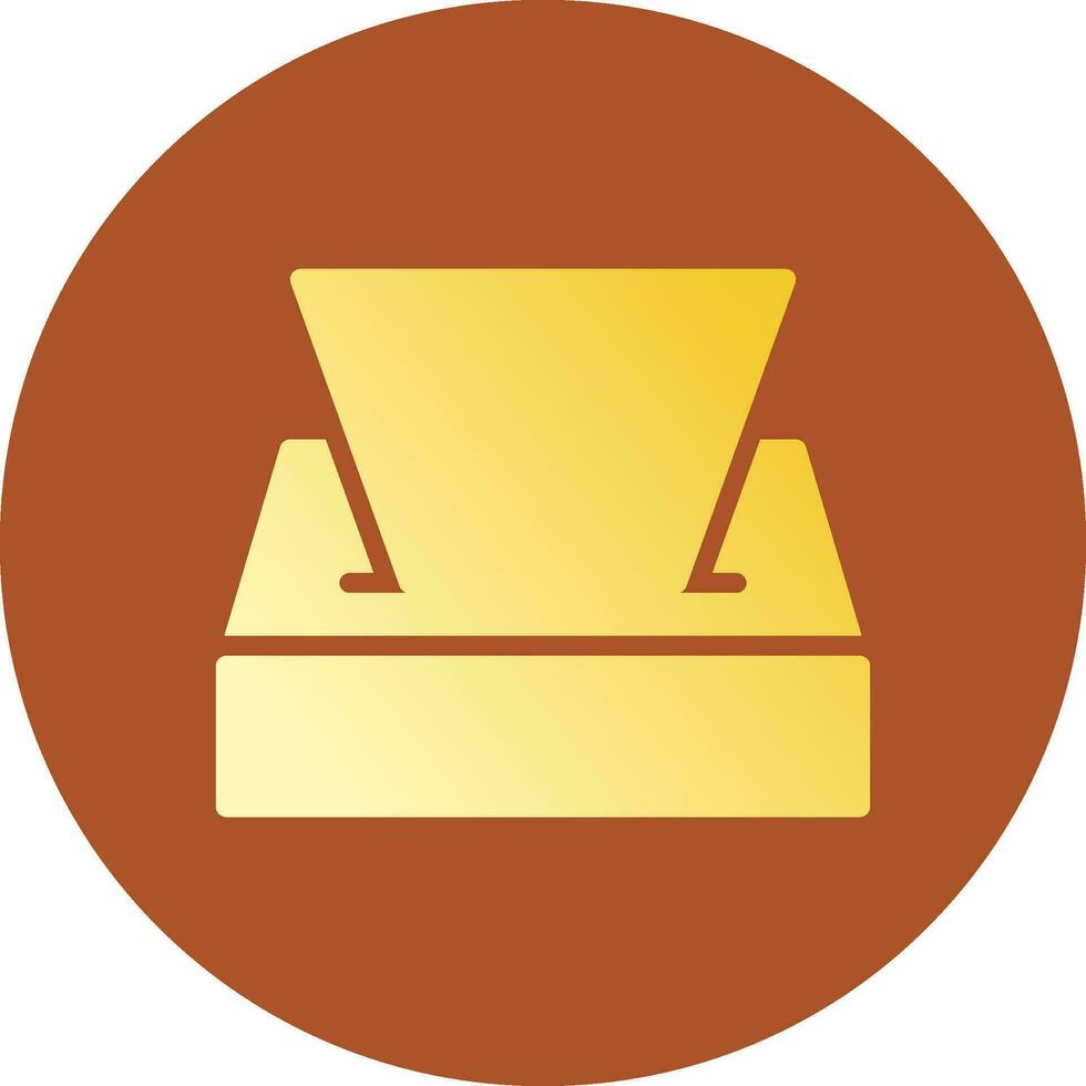 Tissue Box Creative Icon Design vector