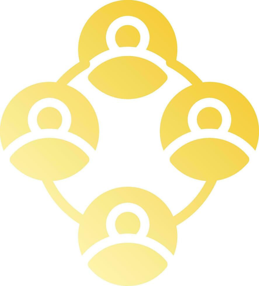 Networking with People Creative Icon Design vector