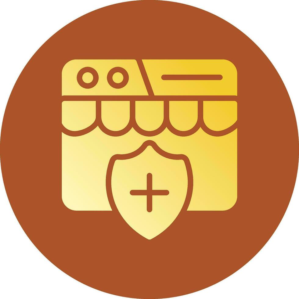 Online Insurance Enrollment Creative Icon Design vector