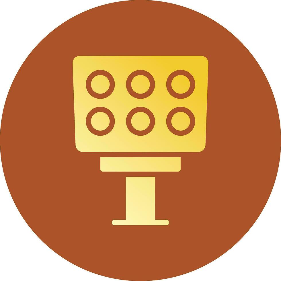 Light Creative Icon Design vector