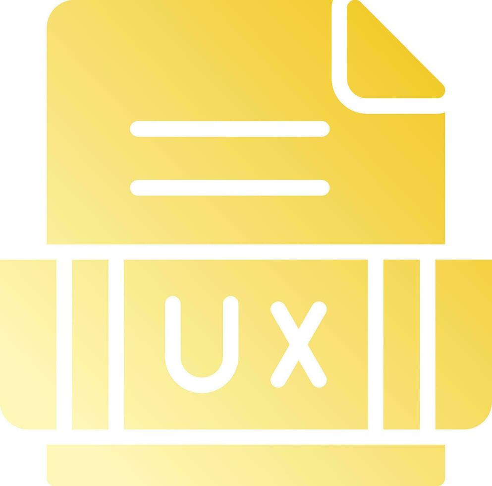 Ux Format Creative Icon Design vector
